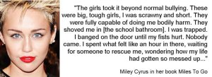 bullied Miley Cyrus